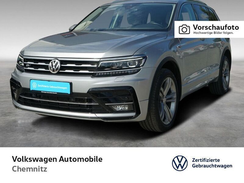 Pyritsilber metallic Gebraucht 2020 VW Tiguan Allspace Highline SUV | 28.930 € (Fairer Preis) - Bild 1/4
