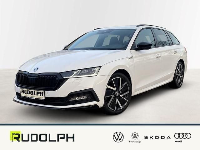 Weiss Gebraucht 2022 Skoda Octavia SportLine Kombi | 22.380 € (Etwas zu teuer) - Bild 1/4