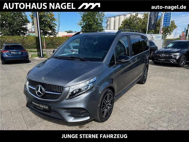Grau Gebraucht 2022 Mercedes V250 AMG line Van / Kleinbus | 52.890 € (Fairer Preis) - Bild 1/4