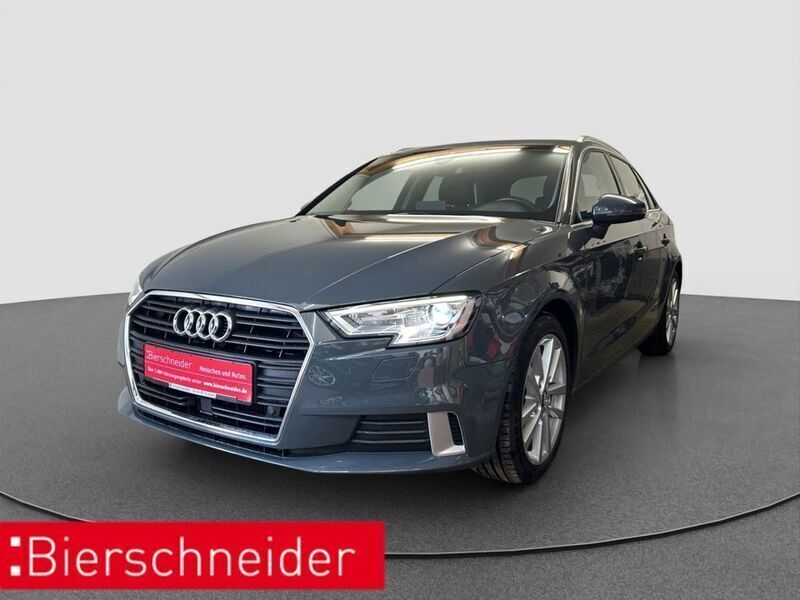 Grau Gebraucht 2017 Audi A3 Sportback Sport Limousine | 16.990 € (Fairer Preis) - Bild 1/4