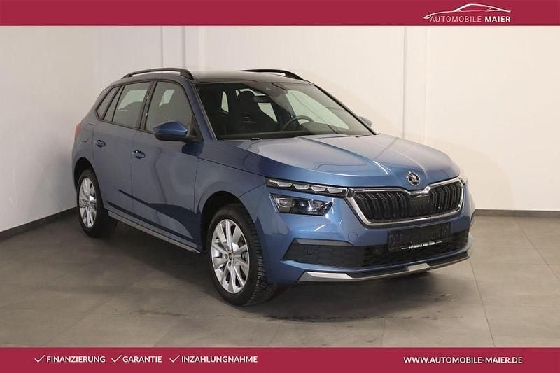 Titanblau metallic Gebraucht 2021 Skoda Kamiq Style SUV | 16.300 € (Guter Preis) - Bild 1/4