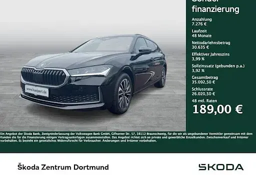 Używany Skoda Superb Selection 204 KM (150 kW) 2025 Czarny Kombi