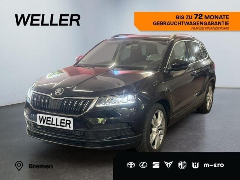 Schwarz Gebraucht 2019 Skoda Karoq Style SUV | 21.440 € (Fairer Preis) - Bild 1/3
