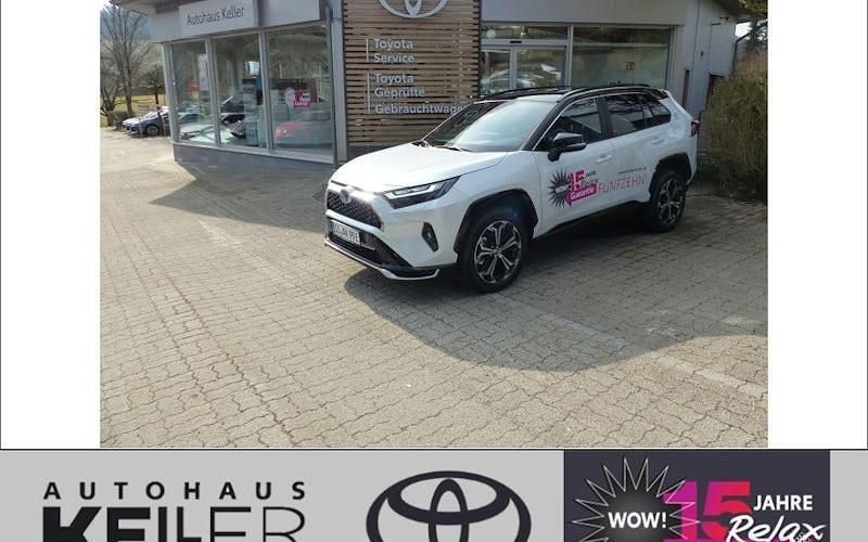 Platinumweiß perleffekt/dach t Gebraucht 2025 Toyota RAV4 Hybrid Style SUV | 62.290 € - Bild 1/4