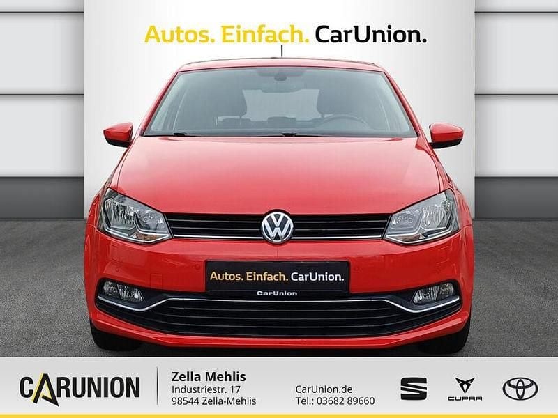 Second-hand VW Polo Allstar 90 CP (66 kW) 2016 Roșu Berlinǎ