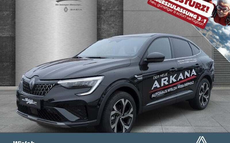 Schwarz Neu 2024 Renault Arkana Techno SUV | 33.290 € (Fairer Preis) - Bild 1/4