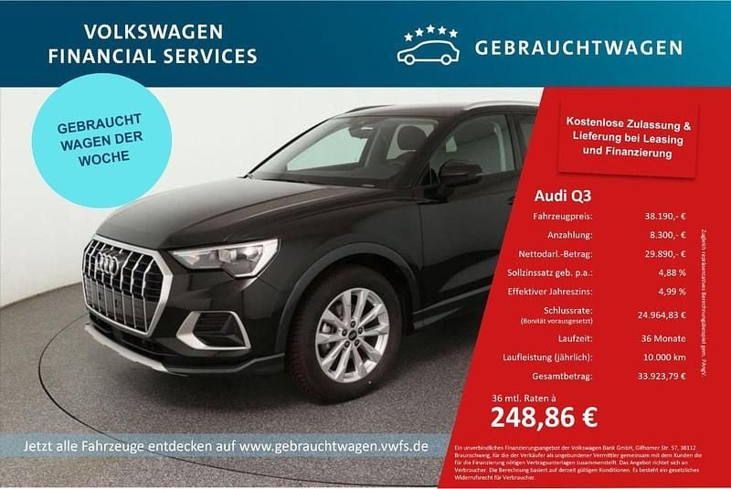 Schwarz Gebraucht 2024 Audi Q3 Advanced Plus SUV | 38.439 € (Fairer Preis) - Bild 1/4