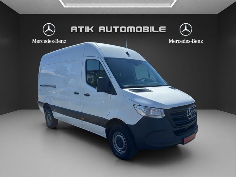 Weiss (9147 (lackfarbe arktik) (metallic) Gebraucht 2021 Mercedes Sprinter Van | 32.879 € (Superpreis) - Bild 1/4