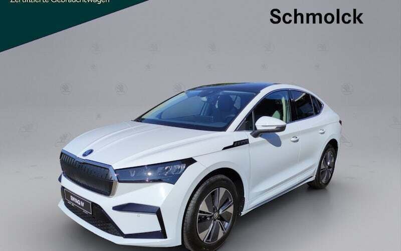 Weiß Gebraucht 2024 Skoda Enyaq iV Clever SUV | 32.490 € - Bild 1/4