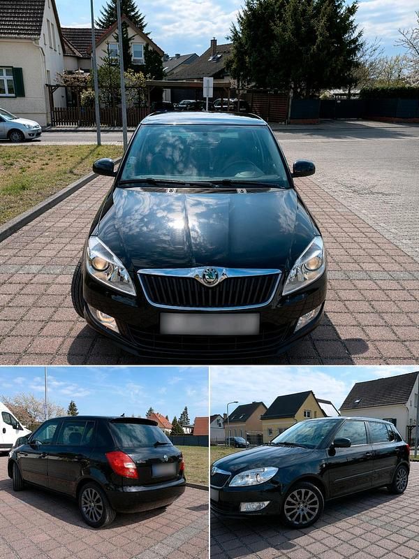 Gebraucht Skoda Fabia 70 PS (51 kW) 2012 Schwarz Kleinwagen