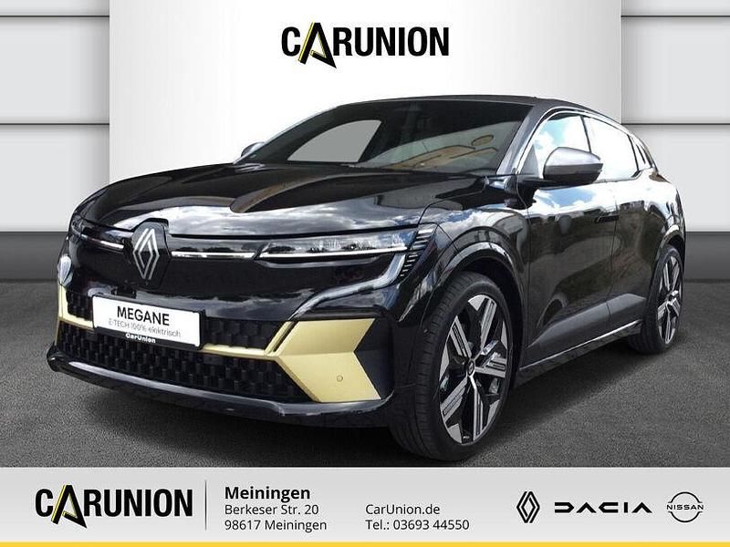 Black pearlschwarz metallic, dach dolomitgrau Gebraucht 2022 Renault Mégane Iconic Limousine | 31.690 € (Fairer Preis) - Bild 1/4