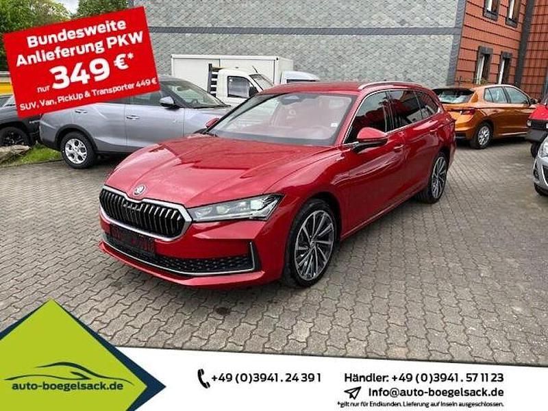 Carminrot metallic Gebraucht 2024 Skoda Superb LAURIN & KLEMENT Kombi | 47.445 € (Teuer) - Bild 1/4