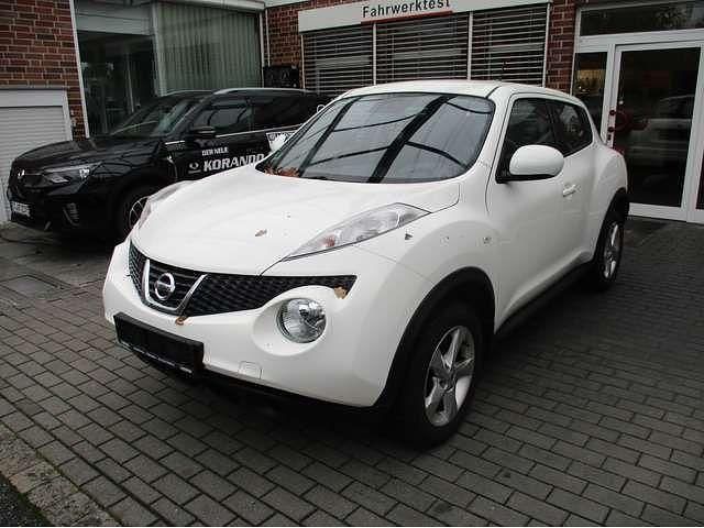 Super white Gebraucht 2013 Nissan Juke Visia SUV | 7.690 € (Fairer Preis) - Bild 1/4