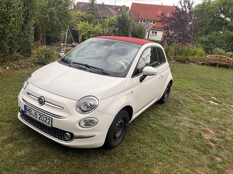 Weiß Gebraucht 2018 Fiat 500C Lounge Cabrio | 8.800 € (Guter Preis) - Bild 1/4