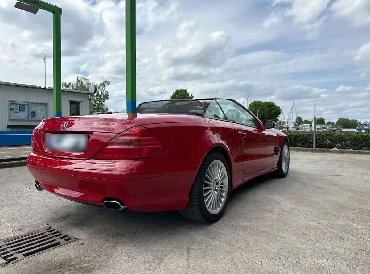Gebraucht Mercedes SL500 306 PS (225 kW) 2006 Rot Cabrio