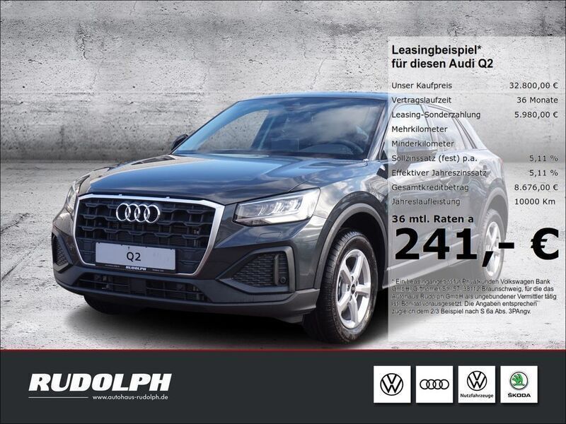 Grau Neu 2024 Audi Q2 Comfort SUV | 32.800 € (Superpreis) - Bild 1/4