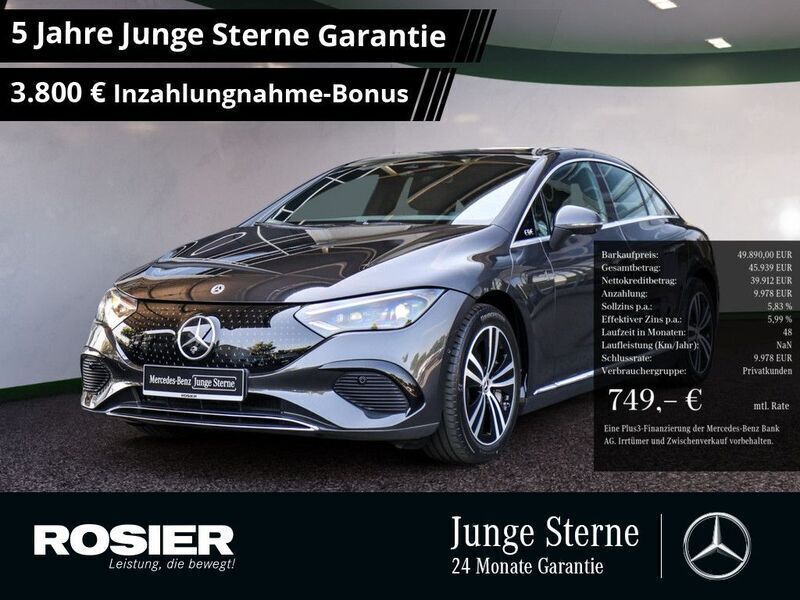 Gebraucht Mercedes EQE350 Electric Art 214 kW (292 PS) 2024 Grau / graphitgrau (metallic) Limousine