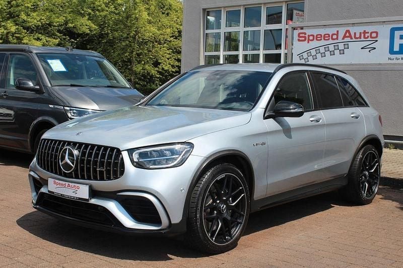 Hightech silber Gebraucht 2021 Mercedes GLC63 AMG AMG SUV | 59.900 € (Superpreis) - Bild 1/4
