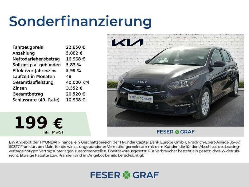 Zilinaschwarz Neu 2025 Kia Ceed Comfort Limousine | 22.850 € (Guter Preis) - Bild 1/4