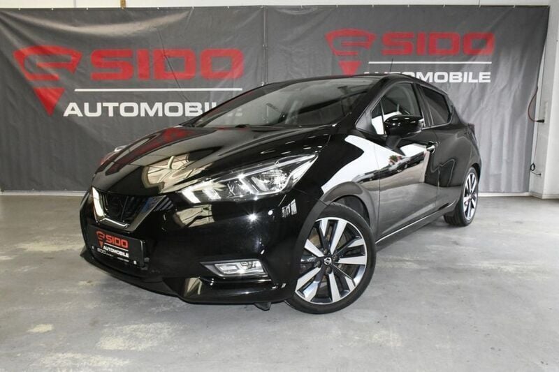 Schwarz Gebraucht 2018 Nissan Micra Tekna Kleinwagen | 10.980 € (Fairer Preis) - Bild 1/4