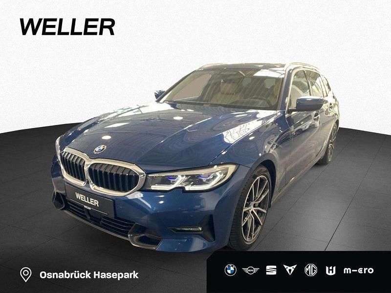 Phytonicblau (blau) Gebraucht 2020 BMW 330 M Sport Kombi | 31.450 € (Superpreis) - Bild 1/4