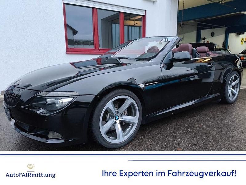 Schwarz Gebraucht 2009 BMW 650 Cabriolet Performance Cabrio | 11.999 € (Superpreis) - Bild 1/4