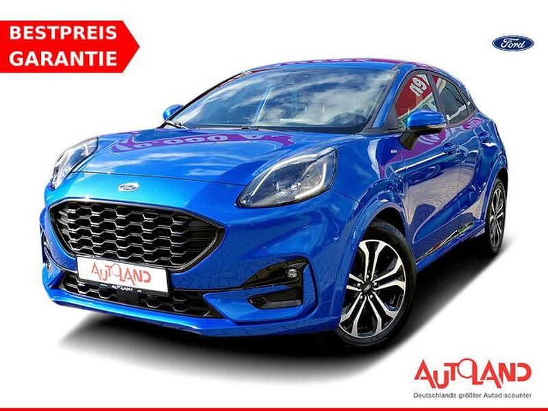 Blau Gebraucht 2021 Ford Puma Gen-E ST-Line SUV | 21.950 € - Bild 1/4