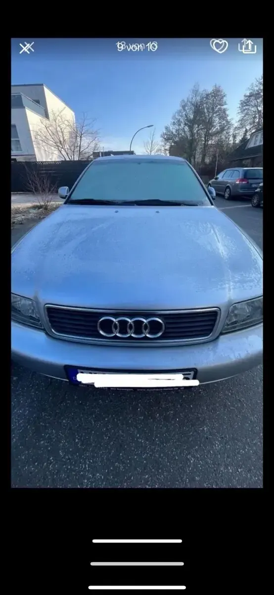 Second-hand Audi A4 102 CP (75 kW) 1997 Argintiu Berlinǎ