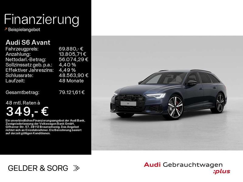 Firmamentblau metallic Gebraucht 2024 Audi S6 Ambiente Kombi | 69.880 € (Fairer Preis) - Bild 1/3