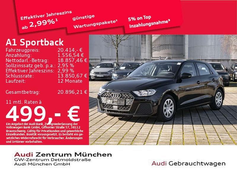 Gebraucht Audi A1 110 PS (80 kW) 2023 Mythosschwarz metallic Limousine