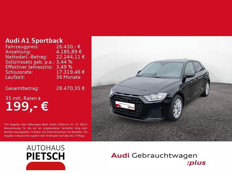Gebraucht Audi A1 Sportback Advanced 116 PS (85 kW) 2025 Schwarz Kleinwagen