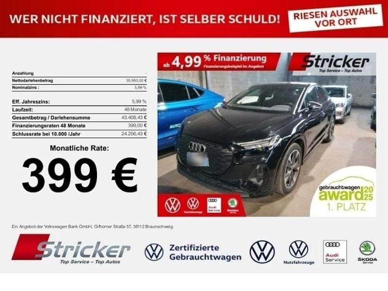 Gebraucht Audi e-tron 219 kW (299 PS) 2023 Mythosschwarz metallic (metallic) SUV