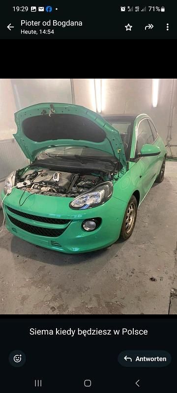 Second-hand Opel Adam 101 CP (74 kW) 2016 Verde Hatchback