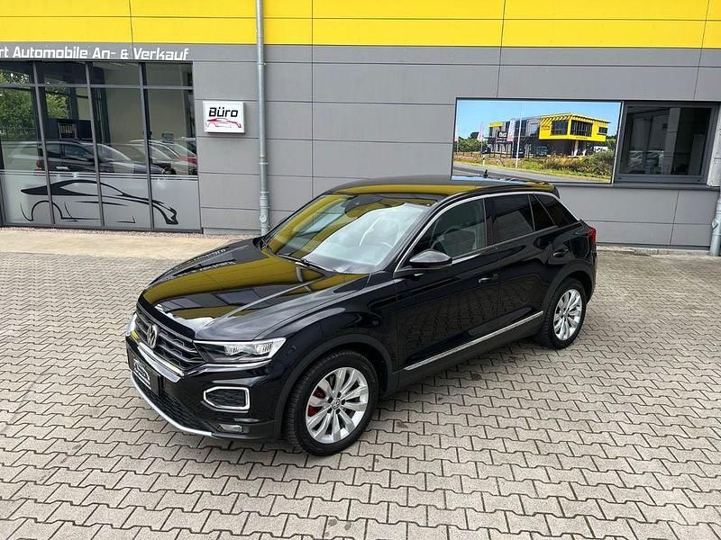 Schwarz Gebraucht 2018 VW T-Roc Sportline SUV | 18.990 € (Guter Preis) - Bild 1/4