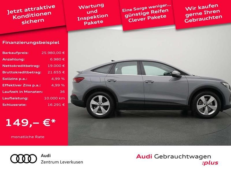 Gebraucht Audi Q4 e-tron 125 kW (170 PS) 2023 Kieselgrau SUV