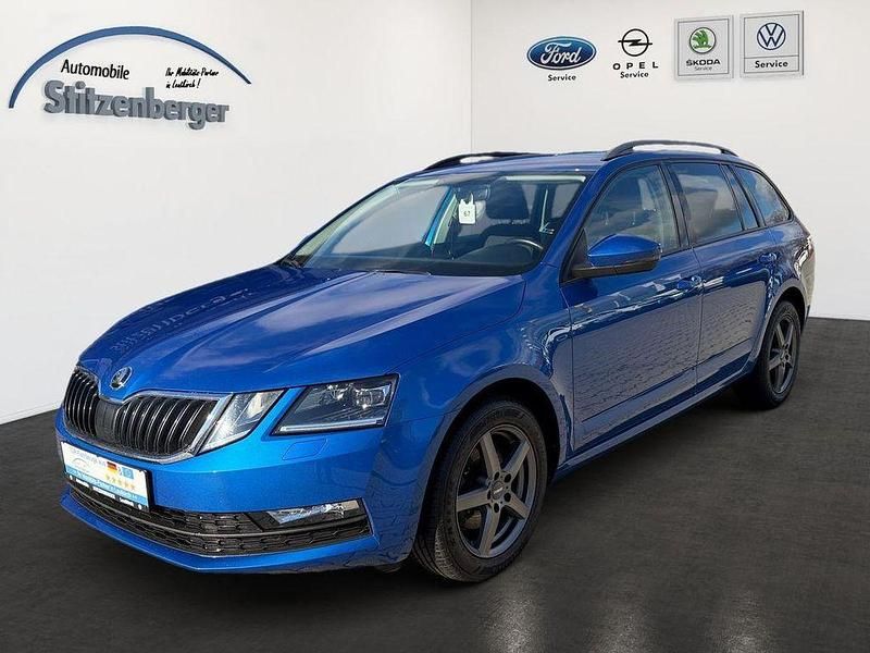 Raceblau metallic Gebraucht 2020 Skoda Octavia Tour Kombi | 16.990 € (Superpreis) - Bild 1/4
