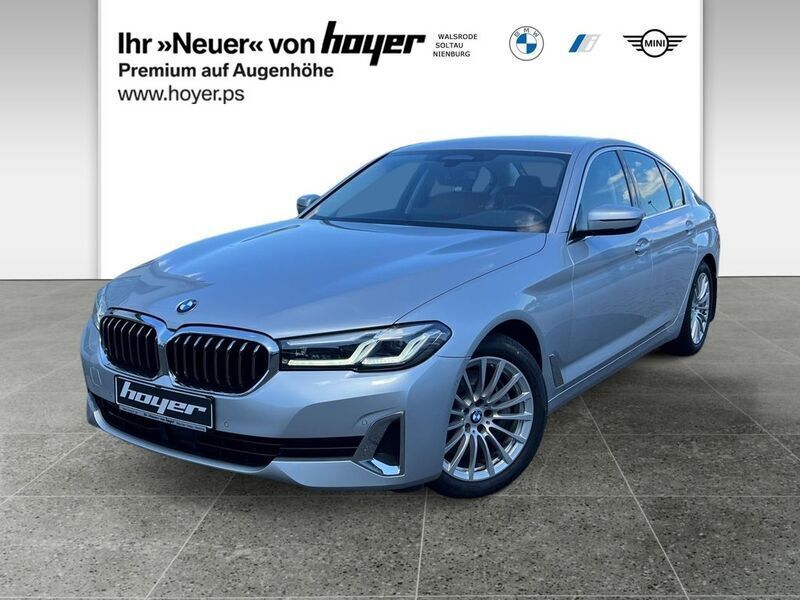 Glaciersilber (metallic) Gebraucht 2020 BMW 530 Efficient Dynamics Limousine | 35.990 € (Guter Preis) - Bild 1/4