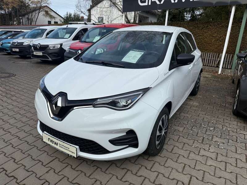 Gletscherweiss Gebraucht 2020 Renault Zoe Life Kleinwagen | 14.900 € (Teuer) - Bild 1/4
