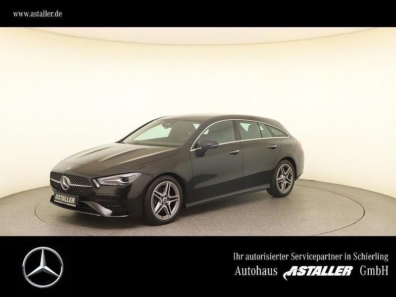 Schwarz Gebraucht 2024 Mercedes CLA220 AMG line Limousine | 35.499 € (Guter Preis) - Bild 1/4