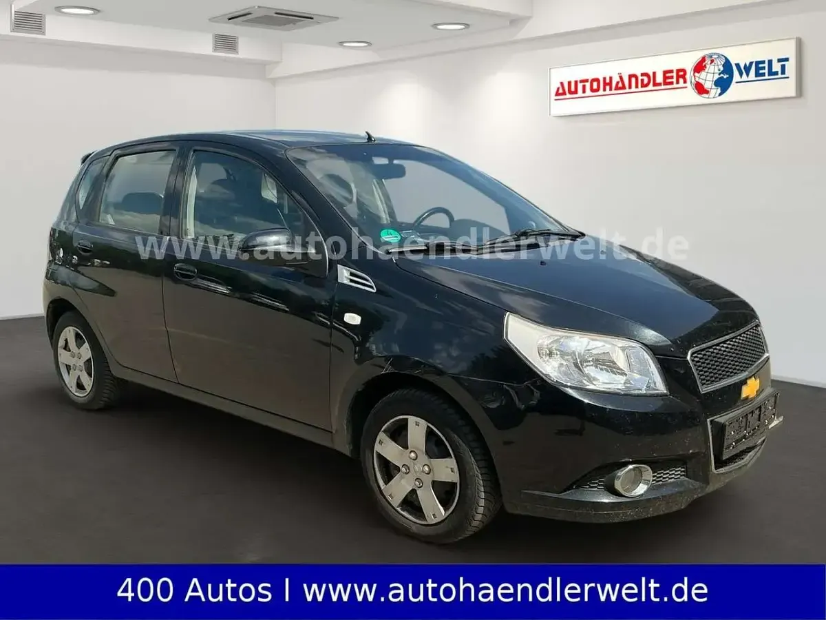 Gebraucht Chevrolet Aveo LT 101 PS (74 kW) 2009 Schwarz Kleinwagen