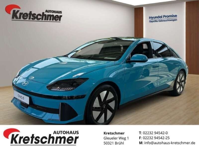 Blau Neu 2025 Hyundai Ioniq 6 Techniq Limousine | 49.890 € (Fairer Preis) - Bild 1/4