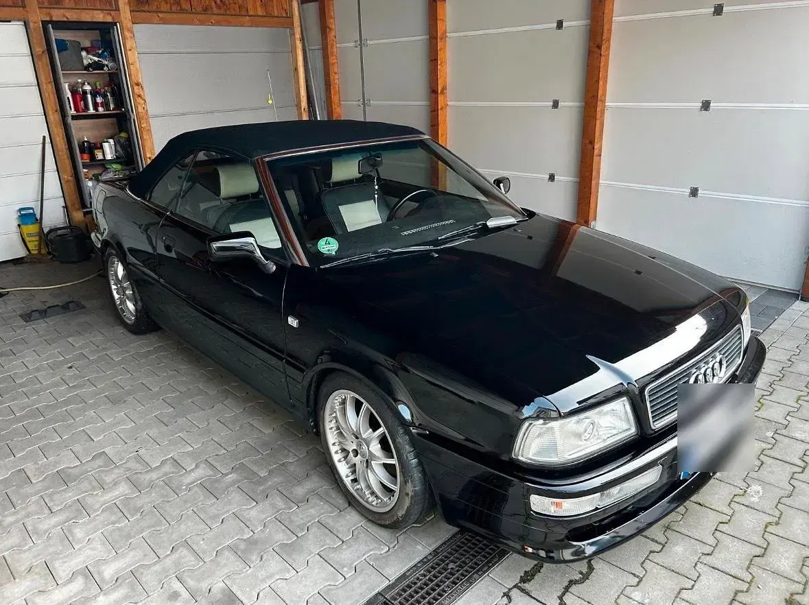 Usata Audi 80 150 CV (110 kW) 1997 Nero Cabrio