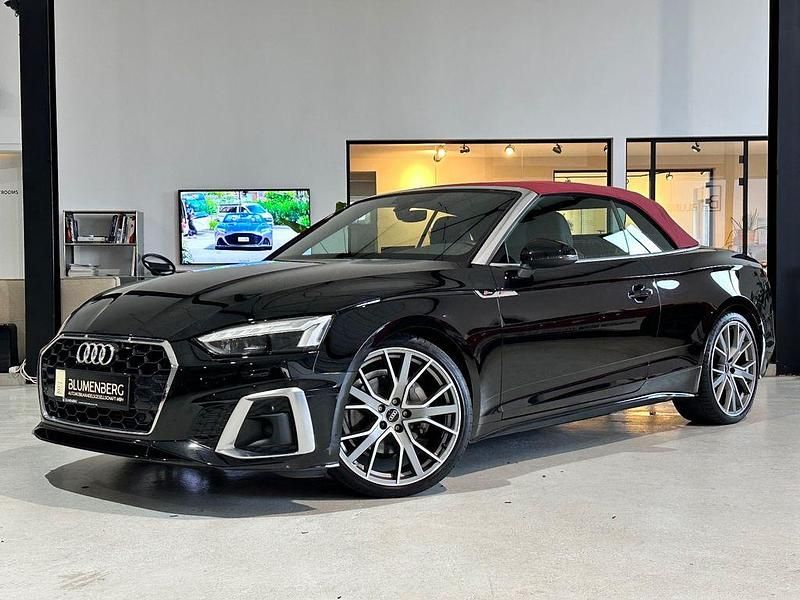 Mythosschwarz Gebraucht 2021 Audi A5 Cabriolet S-Line Cabrio | 29.980 € (Superpreis) - Bild 1/4