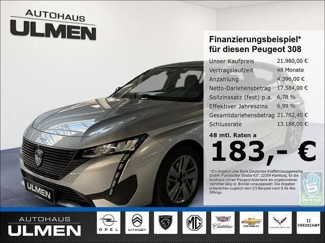 Grau Gebraucht 2022 Peugeot 308 Active Limousine | 21.980 € (Fairer Preis) - Bild 1/4