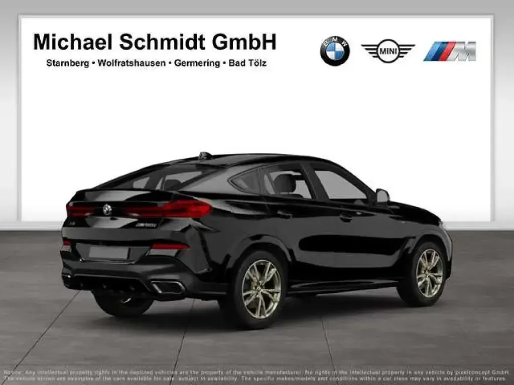 Gebraucht BMW X6 530 PS (389 kW) 2023 Saphirschwarz (metallic) SUV