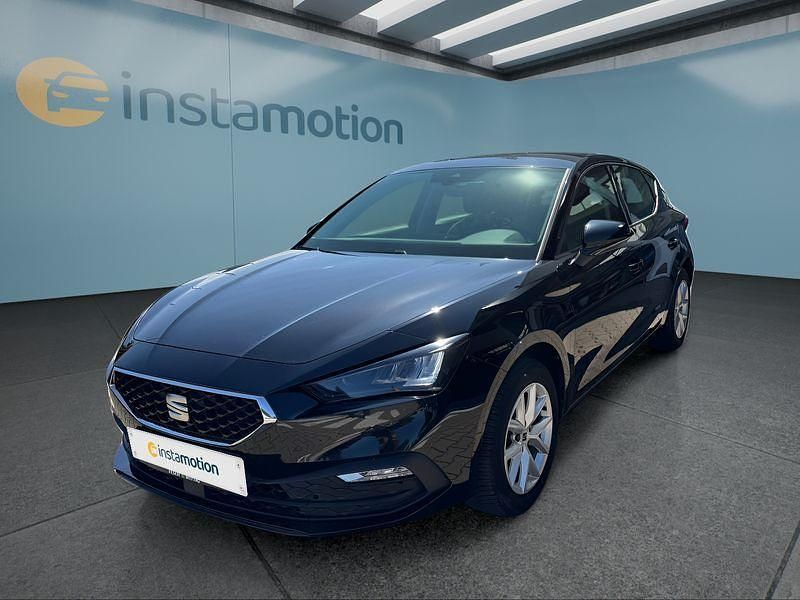 Schwarz Gebraucht 2022 Seat Leon Style Kleinwagen | 16.399 € (Guter Preis) - Bild 1/4