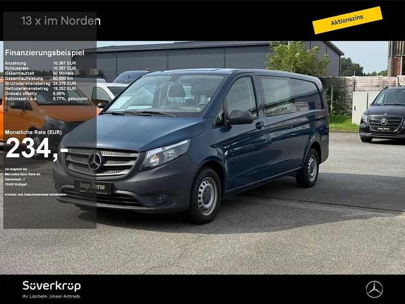 Blau Gebraucht 2019 Mercedes Vito Van / Kleinbus | 29.619 € (Fairer Preis) - Bild 1/4