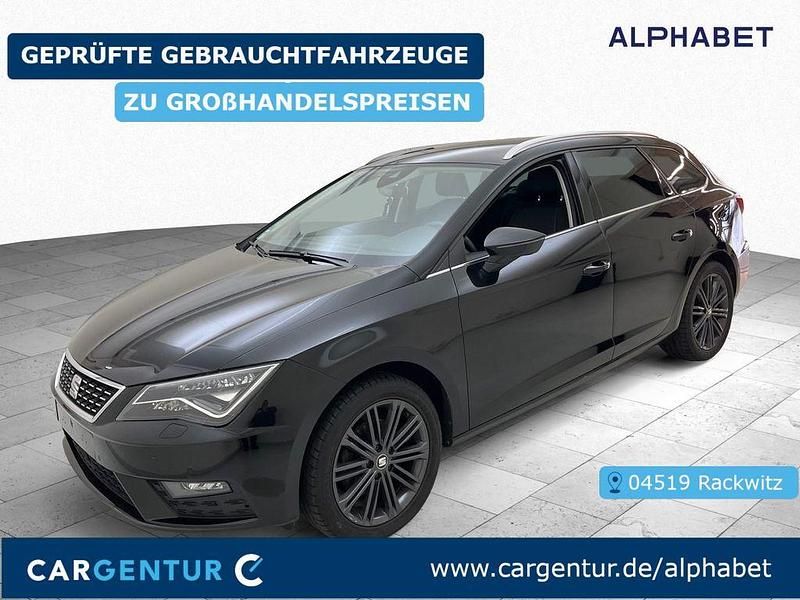 Midnight schwarz metallic Gebraucht 2020 Seat Leon ST XCELLENCE Kombi | 19.490 € (Guter Preis) - Bild 1/2