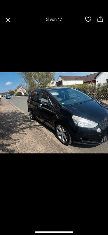 Schwarz Gebraucht 2008 Ford S-MAX Titanium Van / Kleinbus | 2.400 € (Superpreis) - Bild 1/4