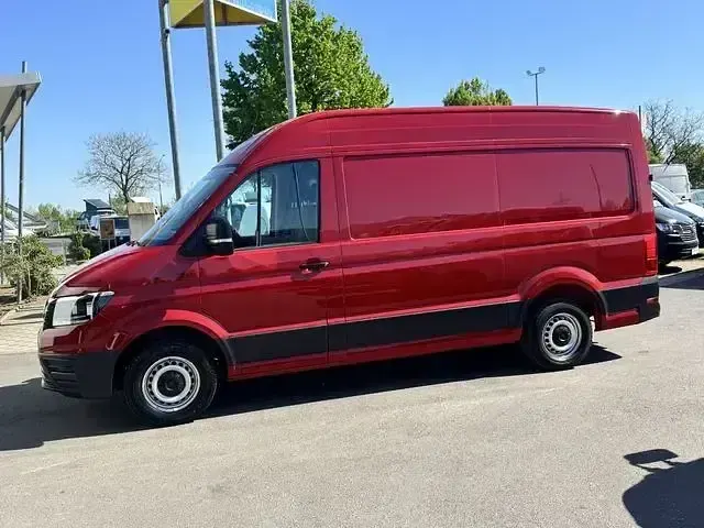 Używany VW Crafter 102 KM (75 kW) 2017 Czerwony Van